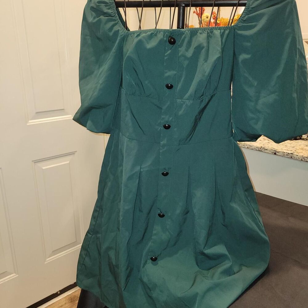 Exlura Women's Green Dress